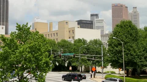 Atlanta Intersection Stock Footage 10952197