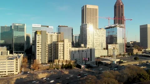 Atlanta Midtown Georgia Tech Stock Footage