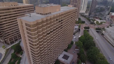 Atlanta Office Tower Video stock 90626852