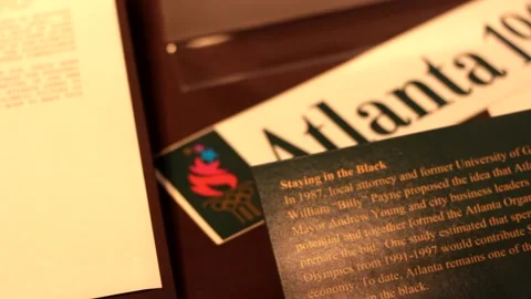 Atlanta Olympics Logo Video stock 135428458