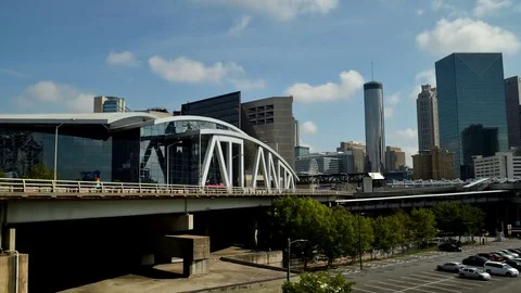 Atlanta Philips Arena Hyperlapse 스톡 동영상 78686193