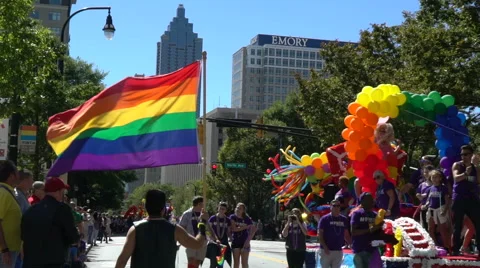 Atlanta Pride Parade Stock Footage 68375501
