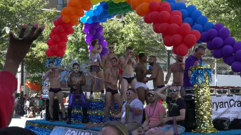 Atlanta Pride Parade Stock Footage 68375847