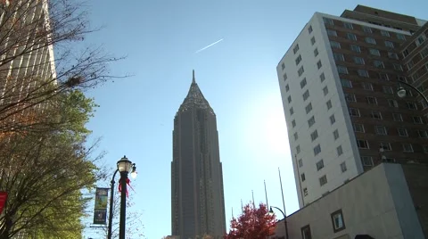 Atlanta Skyline B roll Video stock 40542389