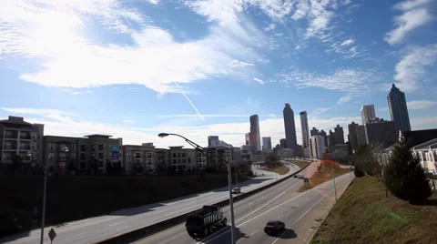 Atlanta Skyline Stock Footage 35721519