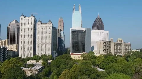 Atlanta Skyline Stock Footage 67576951