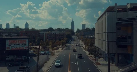 Atlanta Skyline Stock Footage 80782335