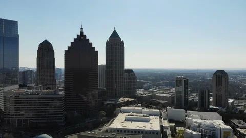 Atlanta Skyline Stock Footage 87190297