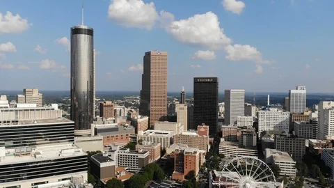 Atlanta Skyline Stock Footage 94162231