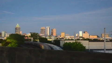 Atlanta skyline Stock Footage 127142272