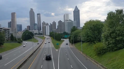 Atlanta skyline Stock Footage 163914026