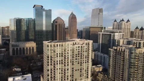 Atlanta Skyline Stock Footage 171886315
