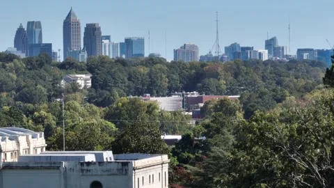 Atlanta Skyline Stock Footage 240340520