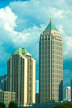 Atlanta skyline Stock Photos