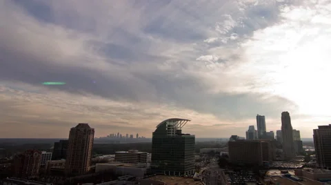 Atlanta Skyline Time-lapse Stock Footage 60648876