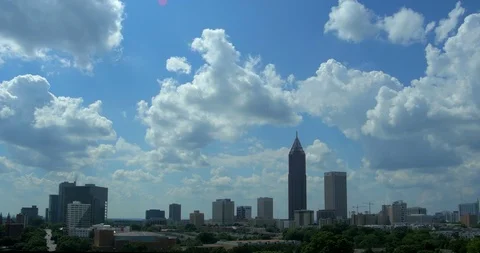 Atlanta Skyline Time Lapse Stock-Footage 89948651