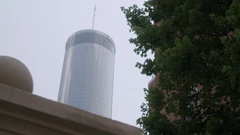 Atlanta Skyscraper Structure Scenic 4K 48FPS SLO-MO Stock Footage 270445375