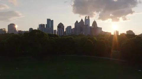 Atlanta Sunset 1 Stock Footage 276927405