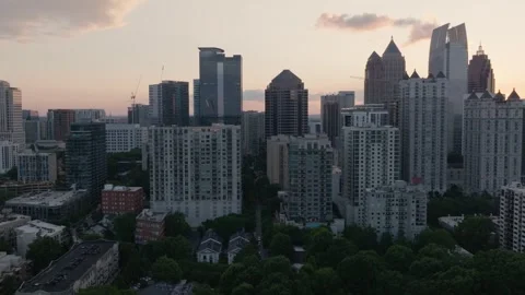 Atlanta Sunset 14 Stock Footage 276927231