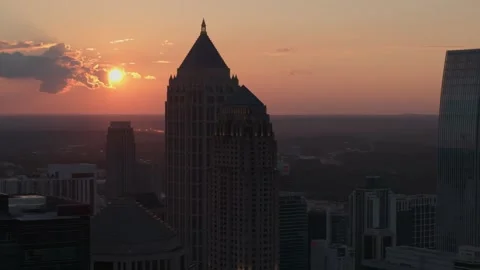 Atlanta Sunset 18 Stock Footage 276927322