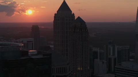 Atlanta Sunset 20 Stock Footage 276927402