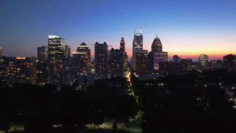 Atlanta Sunset 34 Stock Footage 276927881
