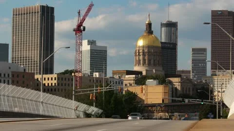 Atlanta Timelapse Stock Footage