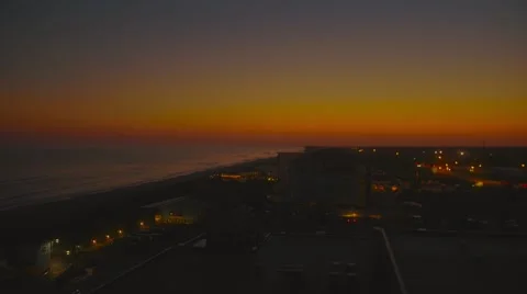 Atlantic Beach Sunset Timelapse Stock Footage 69040241