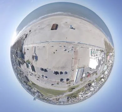 Atlantic Beach Tiny Planet Stock Photos