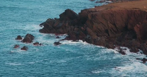 Atlantic cliffs after storm Stock-Footage 197067911