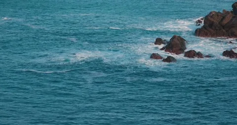 Atlantic cliffs after storm Stock-Footage 197068024