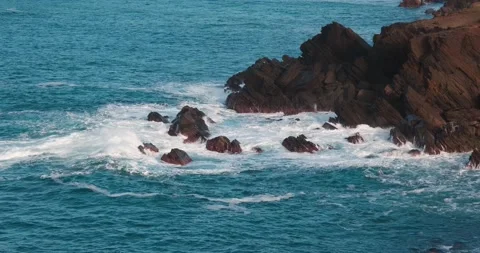 Atlantic cliffs after storm Stock-Footage 197068203