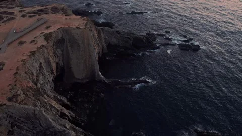 Atlantic cliffs of Cabo Sardão Costa Vicentina São Teotónio Odemira Portugal Видео 331611654