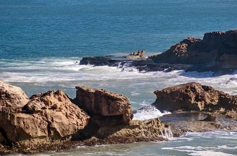Atlantic coast in Morocco Stock Photos