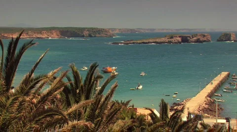 Atlantic ocean bay 2 Video stock 137843