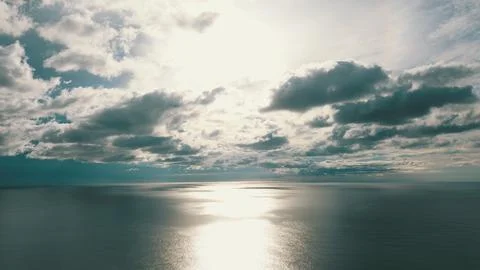 Atlantic Ocean Cloudy sky Stock Photos