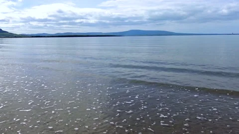 Atlantic Ocean coast at low tide Ireland Stock Footage 230931260