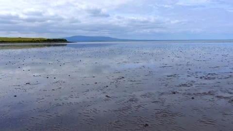 Atlantic Ocean coast at low tide Ireland Stock Footage 230931279
