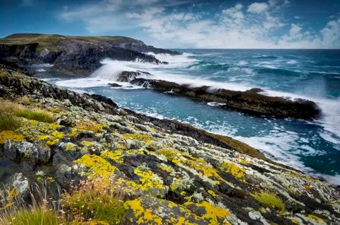 Atlantic ocean coast Stock Photos