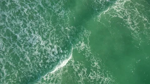 Atlantic Ocean Drone Shot  库存影片 198079411