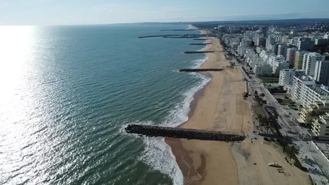 The atlantic ocean lapping Stock Footage 307502884