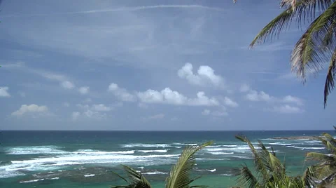 The Atlantic Ocean seen from Atlantic View Place Stock Footage 38620100