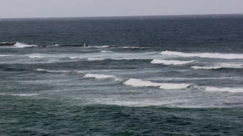 The Atlantic Ocean seen from Atlantic View Place Stock Footage 38620118