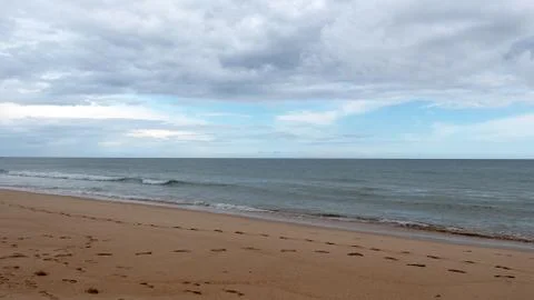 The atlantic ocean in spring Stock Photos