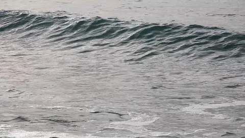 Atlantic ocean summer scenic view. Ocean wave close up video 스톡 동영상 87654083