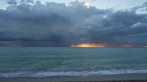 Atlantic ocean sunrise Vidéo 146031852