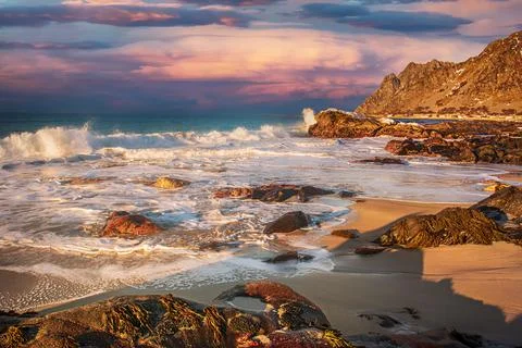 Atlantic ocean view Stock-Fotos