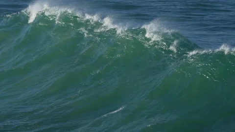 Atlantic Ocean Wave Breaking. Stock Footage 204901953