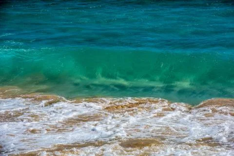 Atlantic Ocean waves in Cape Verde, Africa Stock Photos