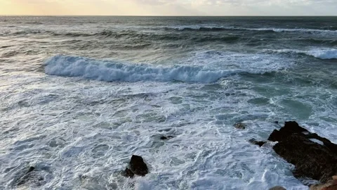 Atlantic Ocean, waves Video stock 234569387